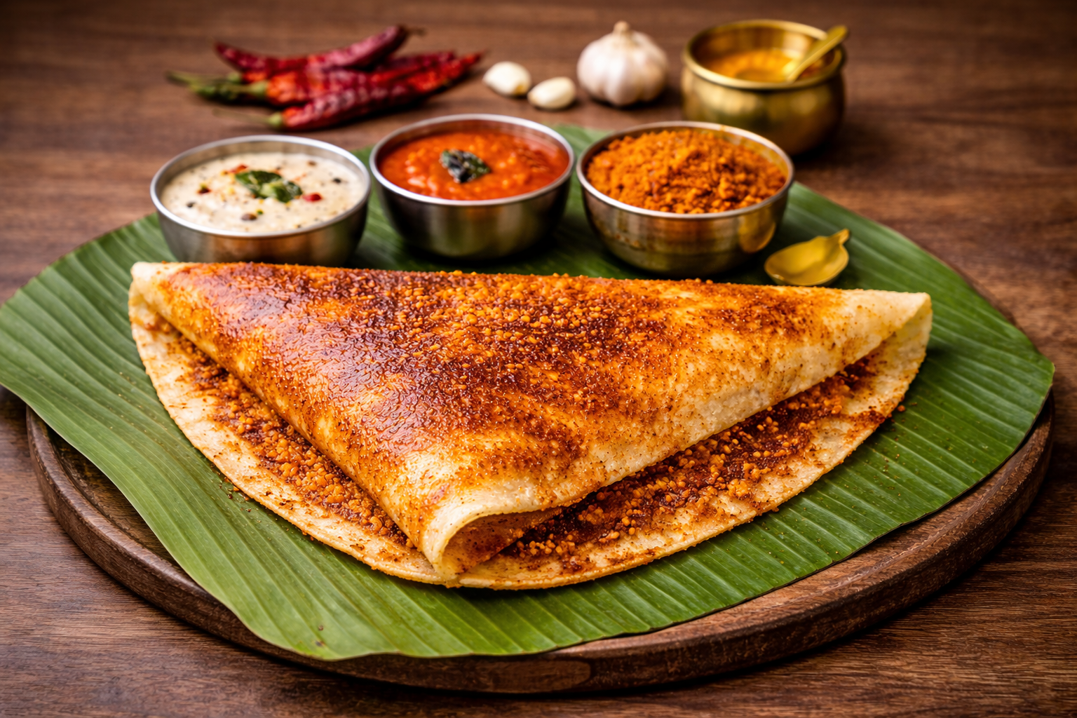 Ghee Podi Dosa